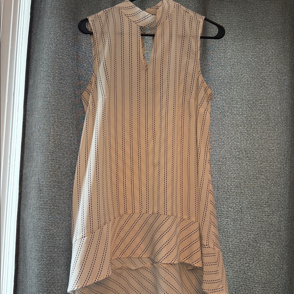 Chico's Black and White Patterned Blouse